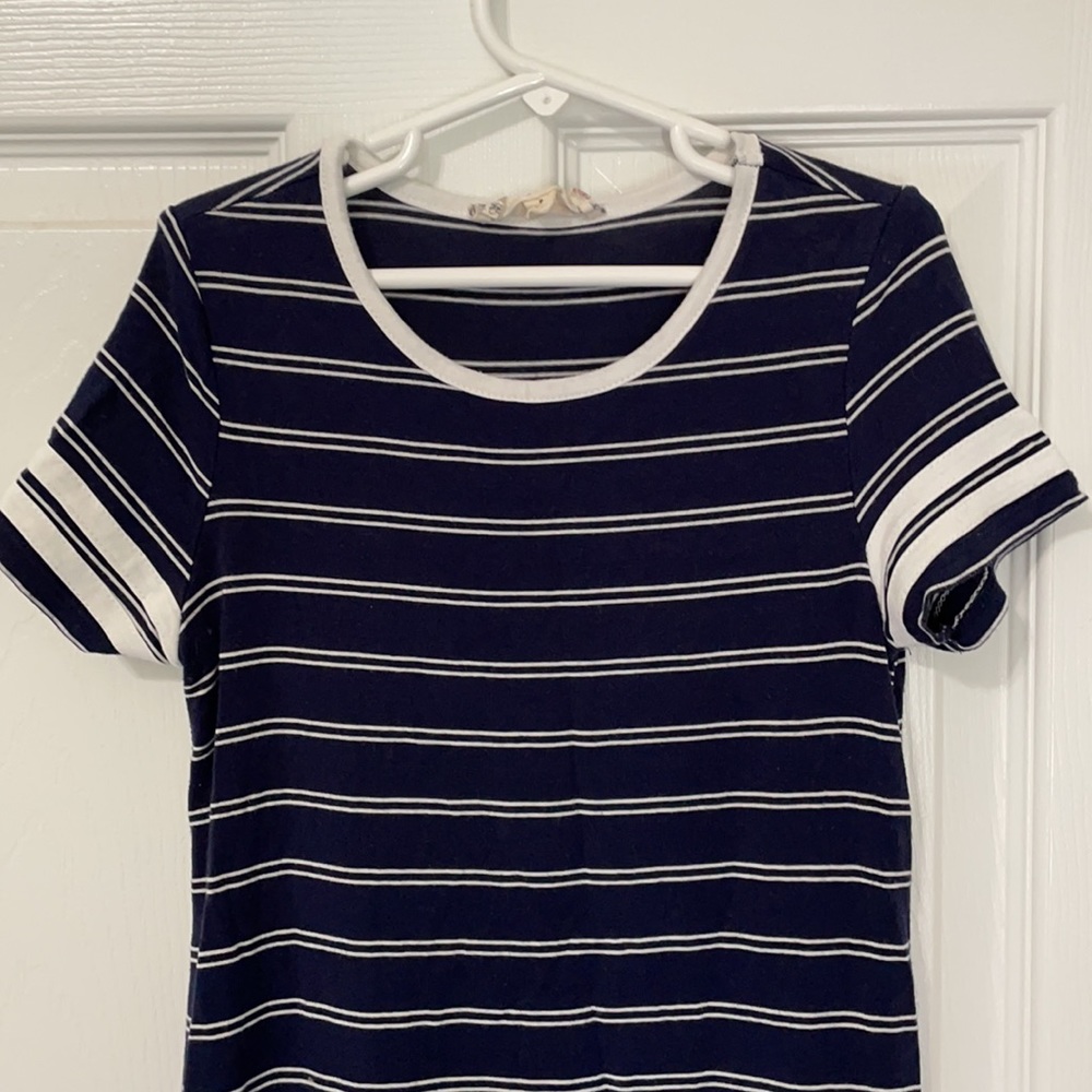 Blue & white knit dress, Pink Republic, size S 7/8